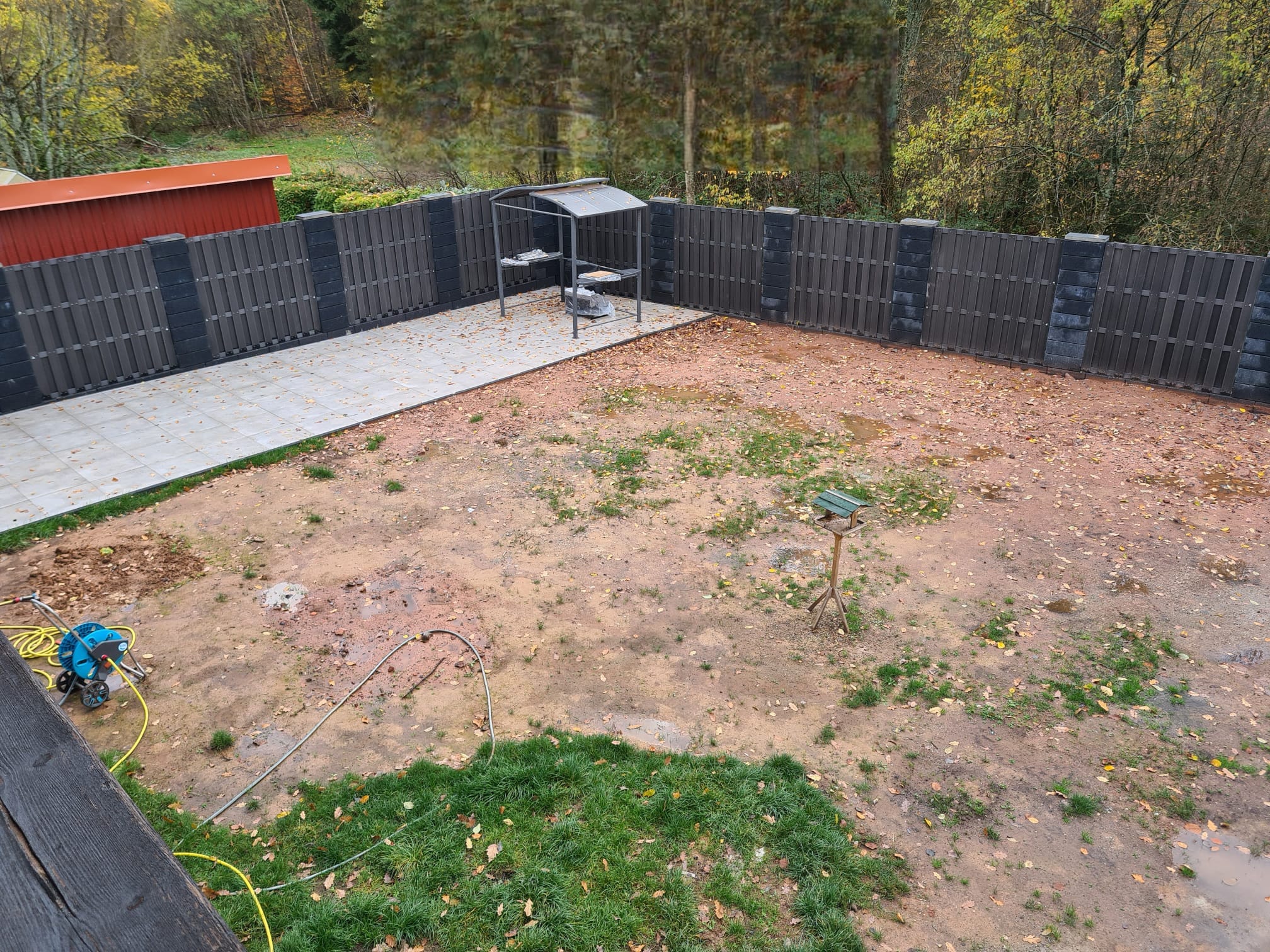 Garten, Rasen neu verlegen